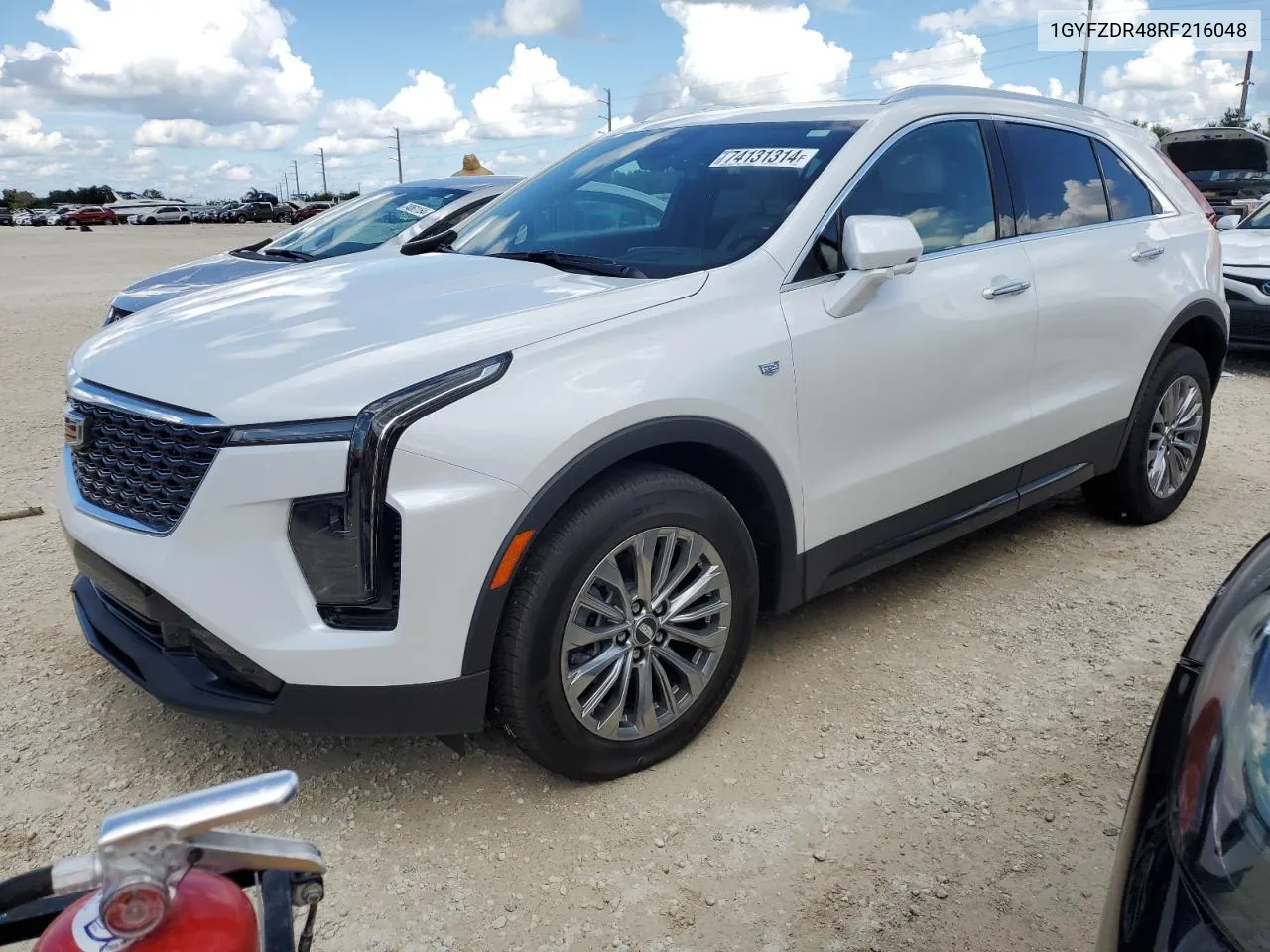 2024 Cadillac Xt4 Premium Luxury VIN: 1GYFZDR48RF216048 Lot: 74131314