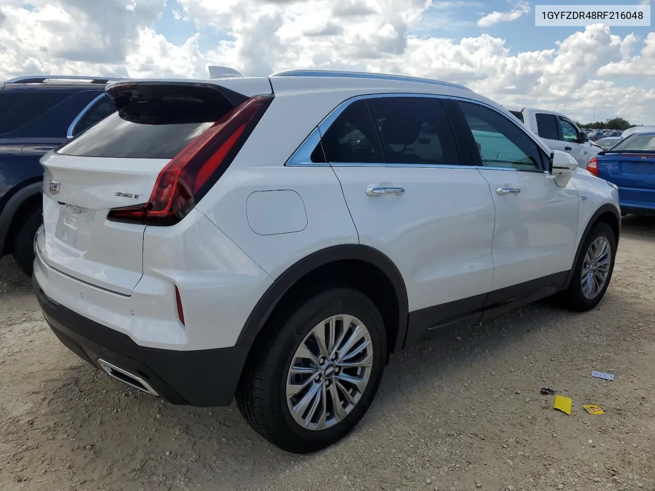 2024 Cadillac Xt4 Premium Luxury VIN: 1GYFZDR48RF216048 Lot: 74131314