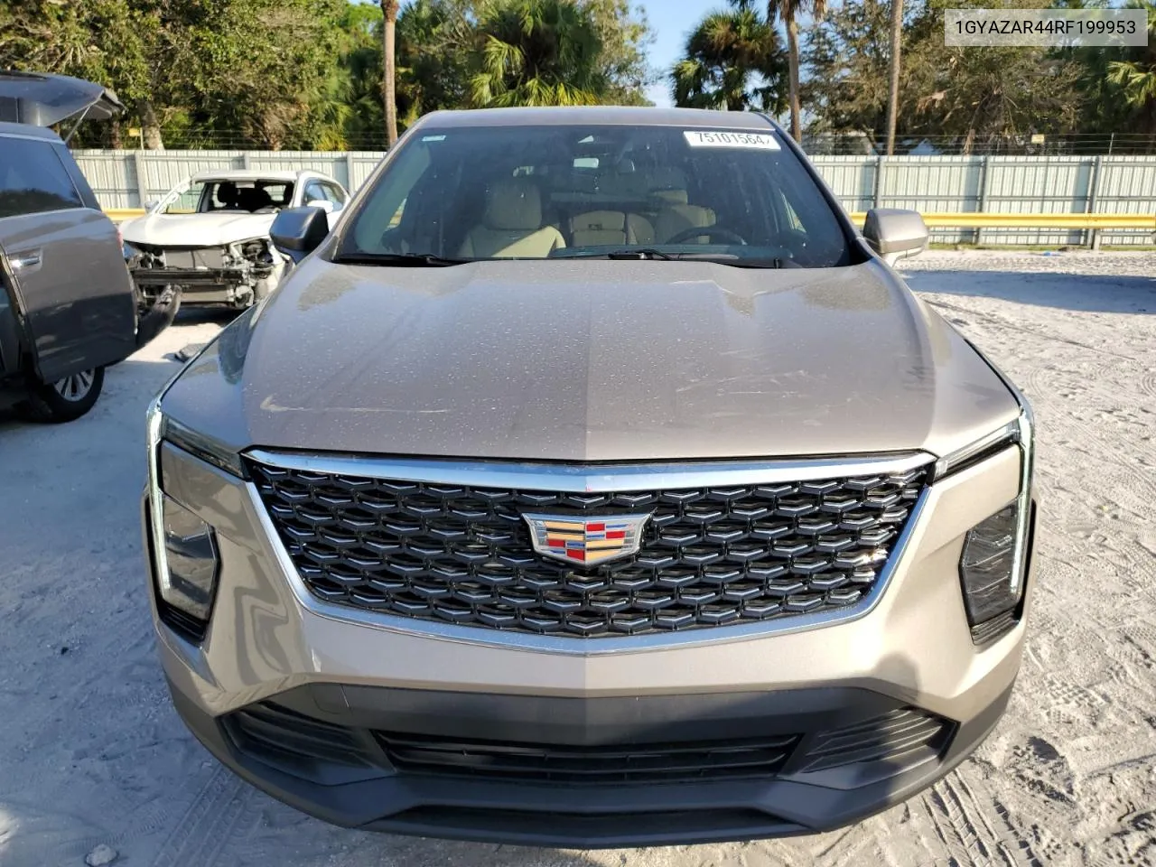 2024 Cadillac Xt4 Luxury VIN: 1GYAZAR44RF199953 Lot: 75101564