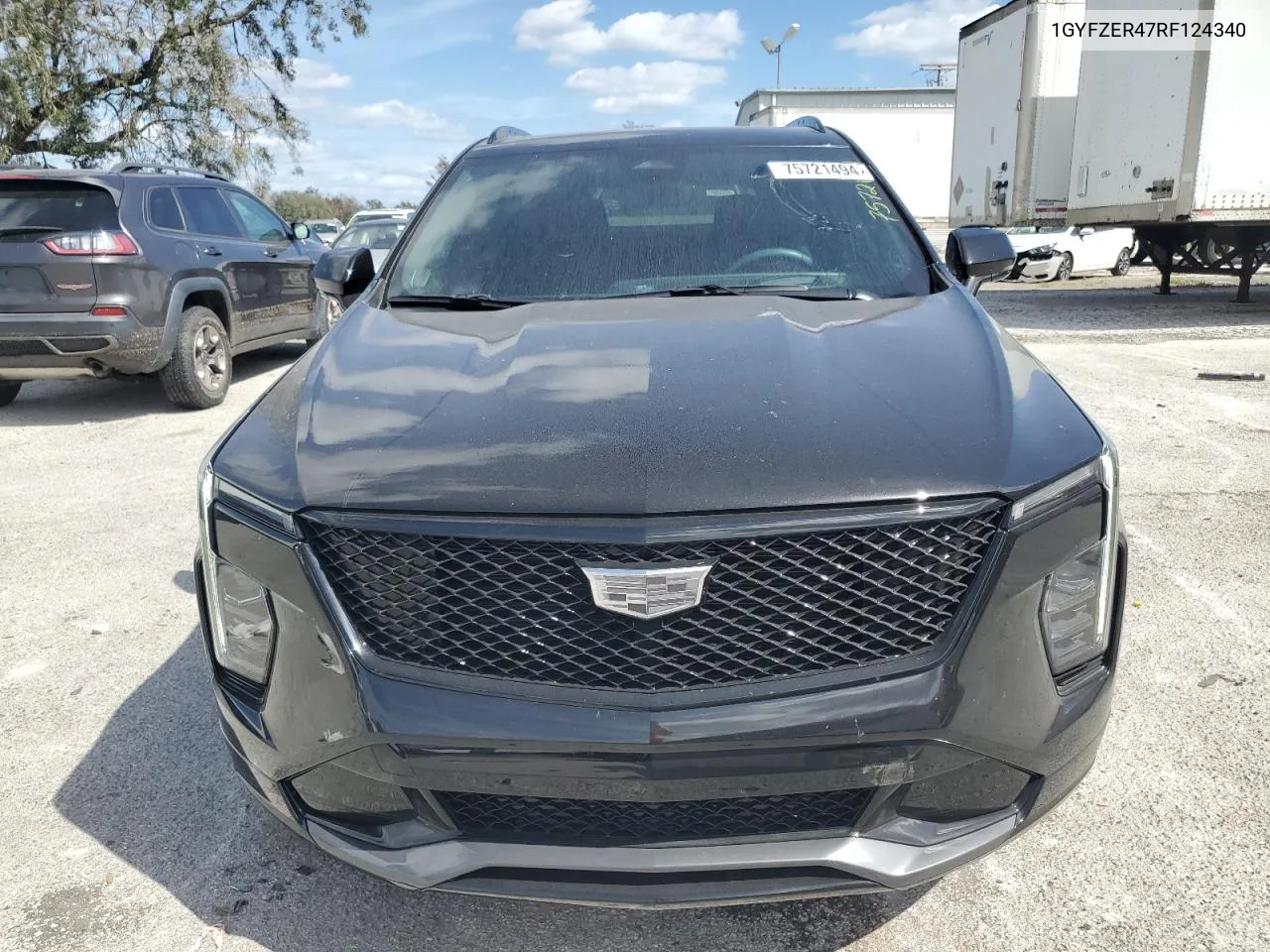 2024 Cadillac Xt4 Sport VIN: 1GYFZER47RF124340 Lot: 75721494