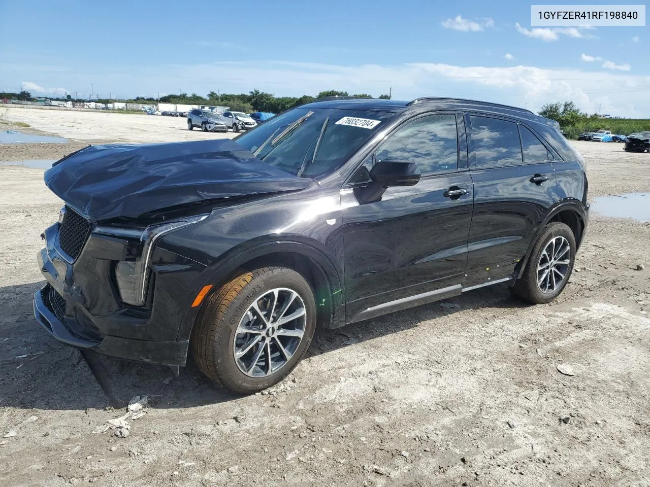 2024 Cadillac Xt4 Sport VIN: 1GYFZER41RF198840 Lot: 76032704