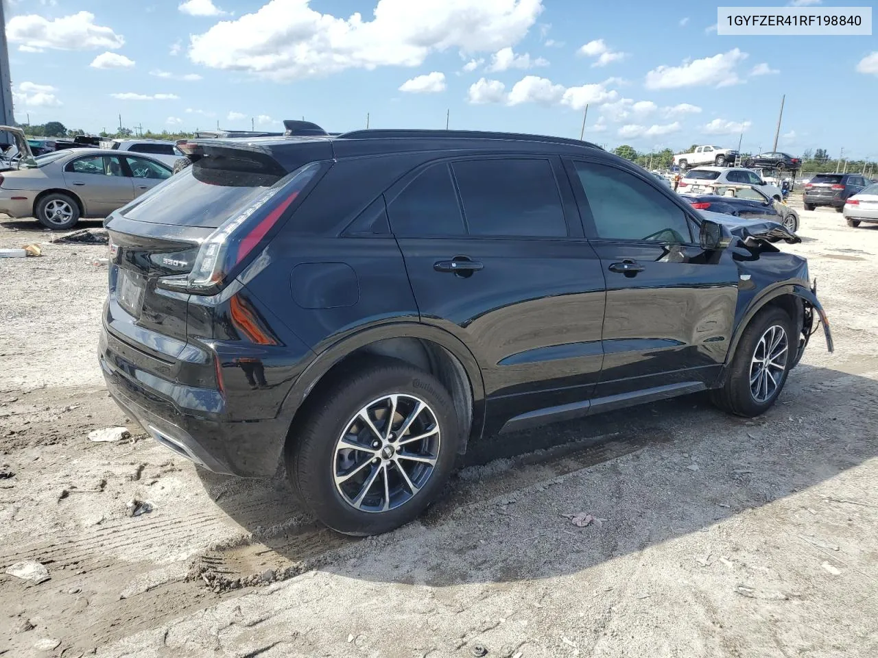 2024 Cadillac Xt4 Sport VIN: 1GYFZER41RF198840 Lot: 76032704