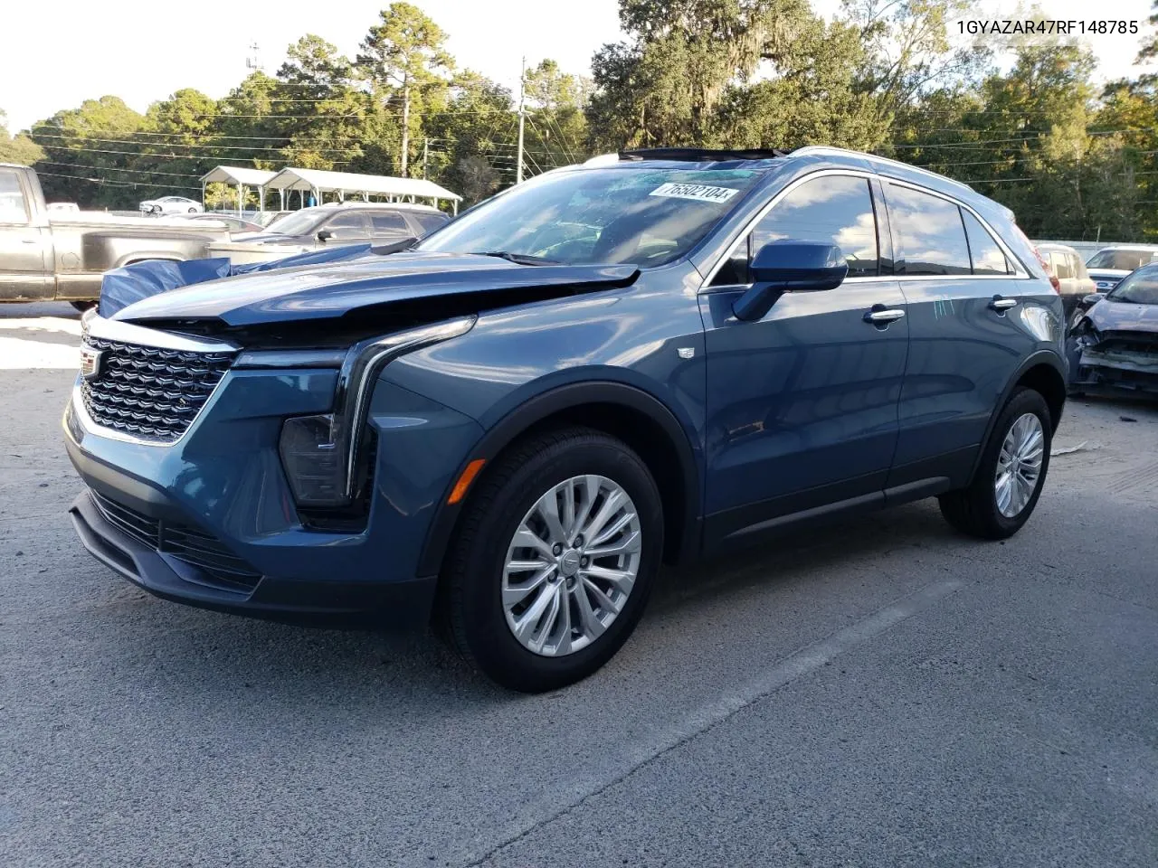 2024 Cadillac Xt4 Luxury VIN: 1GYAZAR47RF148785 Lot: 76502104