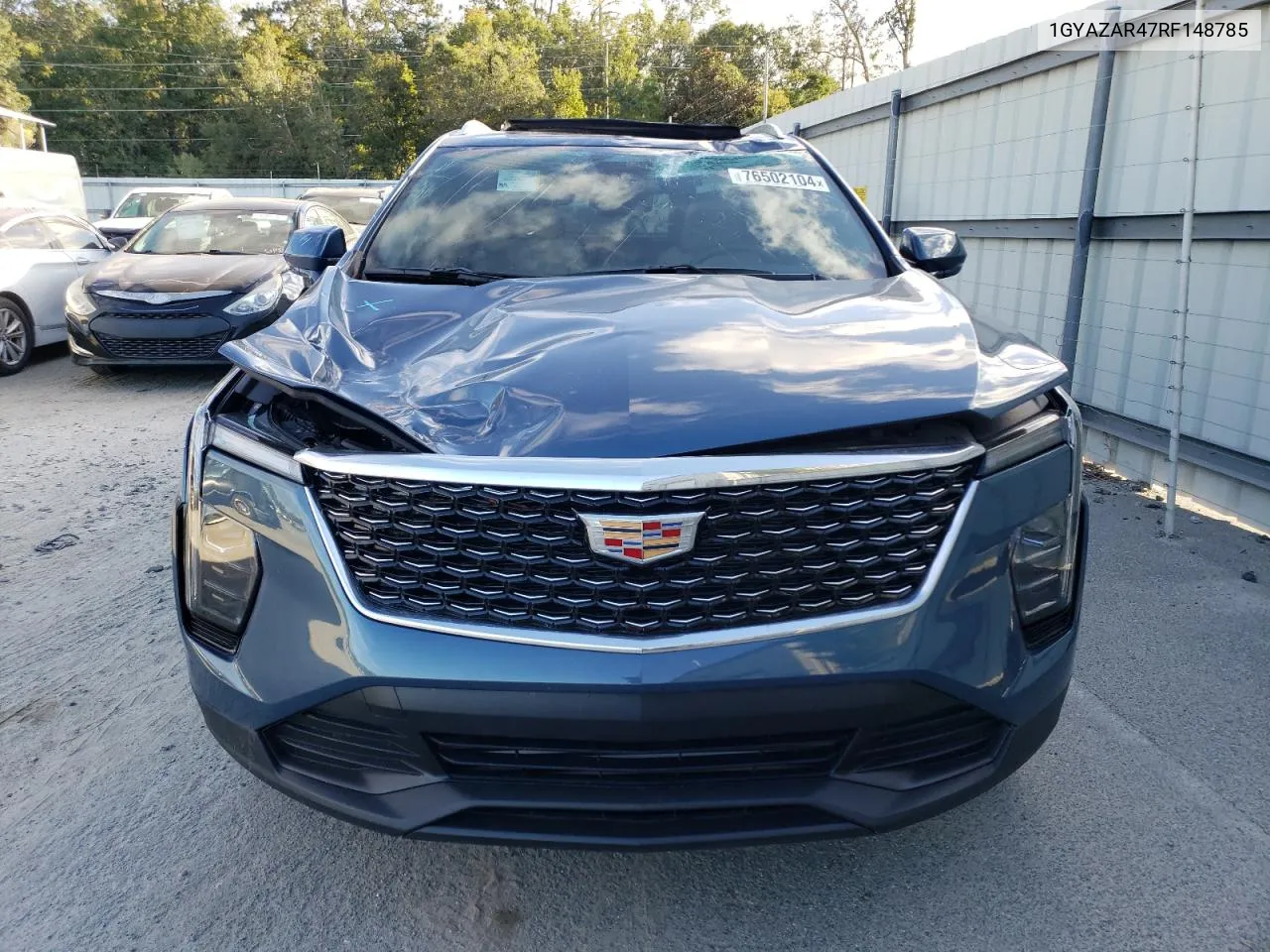 2024 Cadillac Xt4 Luxury VIN: 1GYAZAR47RF148785 Lot: 76502104