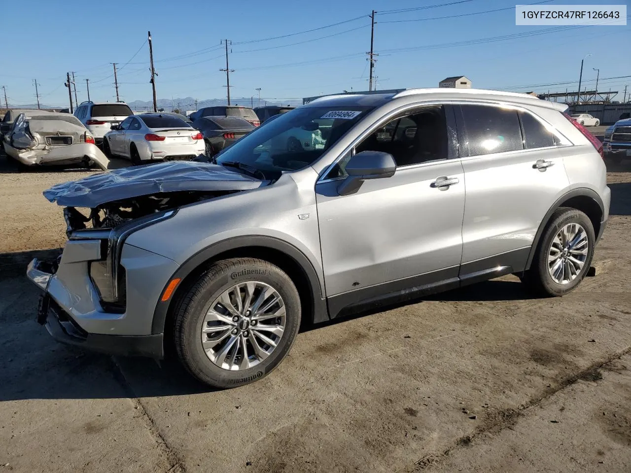 2024 Cadillac Xt4 Premium Luxury VIN: 1GYFZCR47RF126643 Lot: 80694964