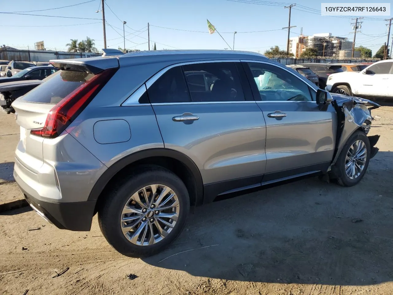 2024 Cadillac Xt4 Premium Luxury VIN: 1GYFZCR47RF126643 Lot: 80694964