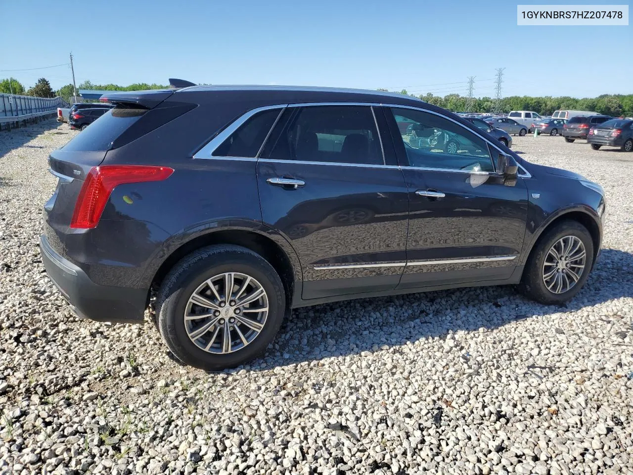 2017 Cadillac Xt5 Luxury VIN: 1GYKNBRS7HZ207478 Lot: 54442944