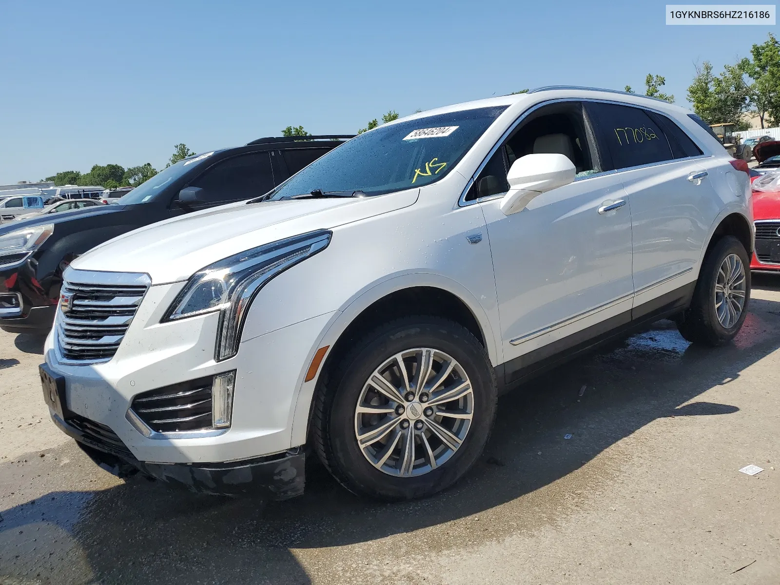 2017 Cadillac Xt5 Luxury VIN: 1GYKNBRS6HZ216186 Lot: 58646204