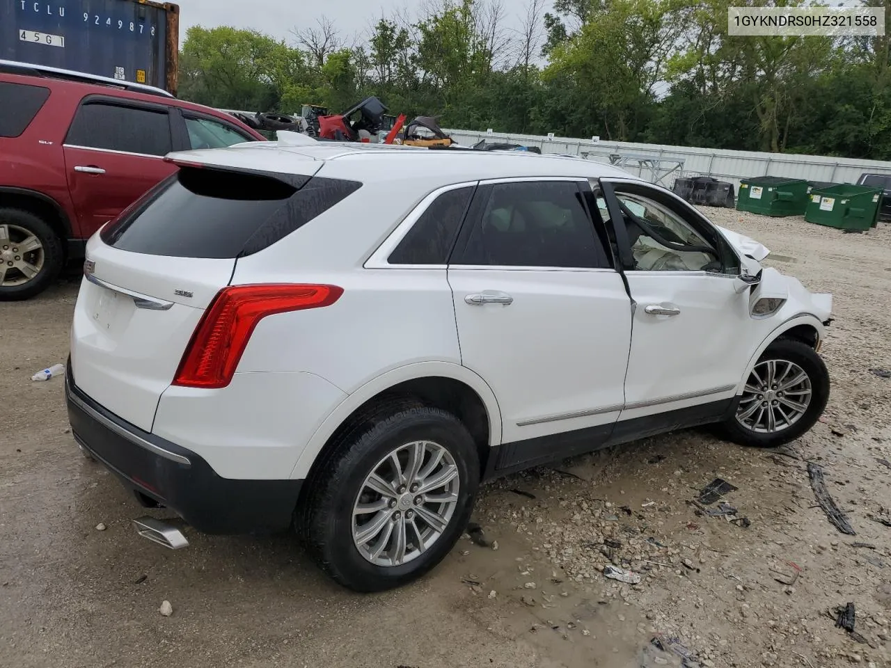 2017 Cadillac Xt5 Luxury VIN: 1GYKNDRS0HZ321558 Lot: 60862504