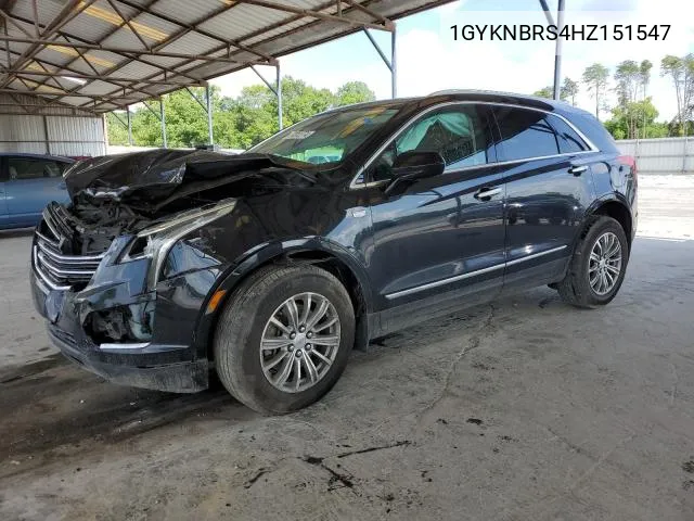 2017 Cadillac Xt5 Luxury VIN: 1GYKNBRS4HZ151547 Lot: 62004464