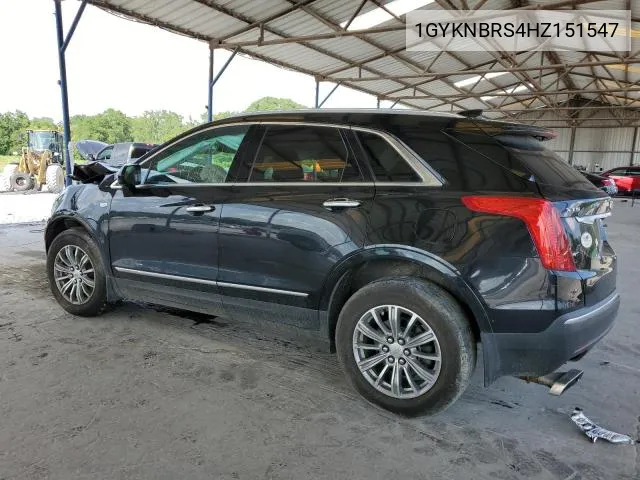 1GYKNBRS4HZ151547 2017 Cadillac Xt5 Luxury