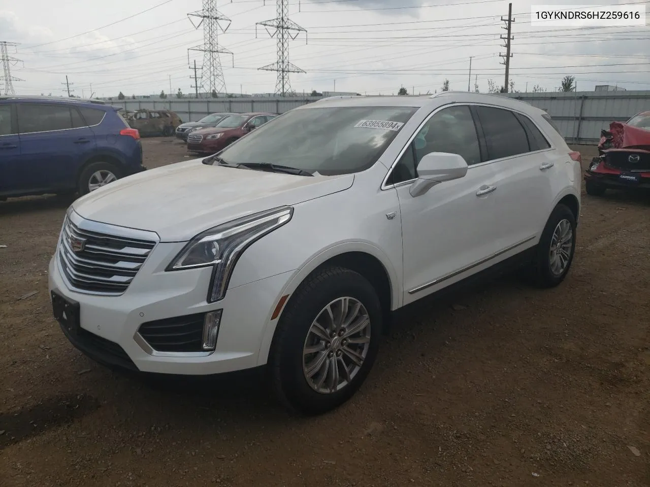 1GYKNDRS6HZ259616 2017 Cadillac Xt5 Luxury