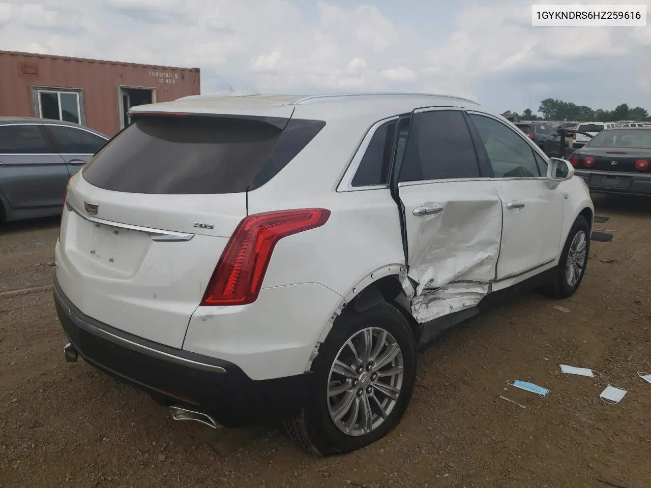 1GYKNDRS6HZ259616 2017 Cadillac Xt5 Luxury