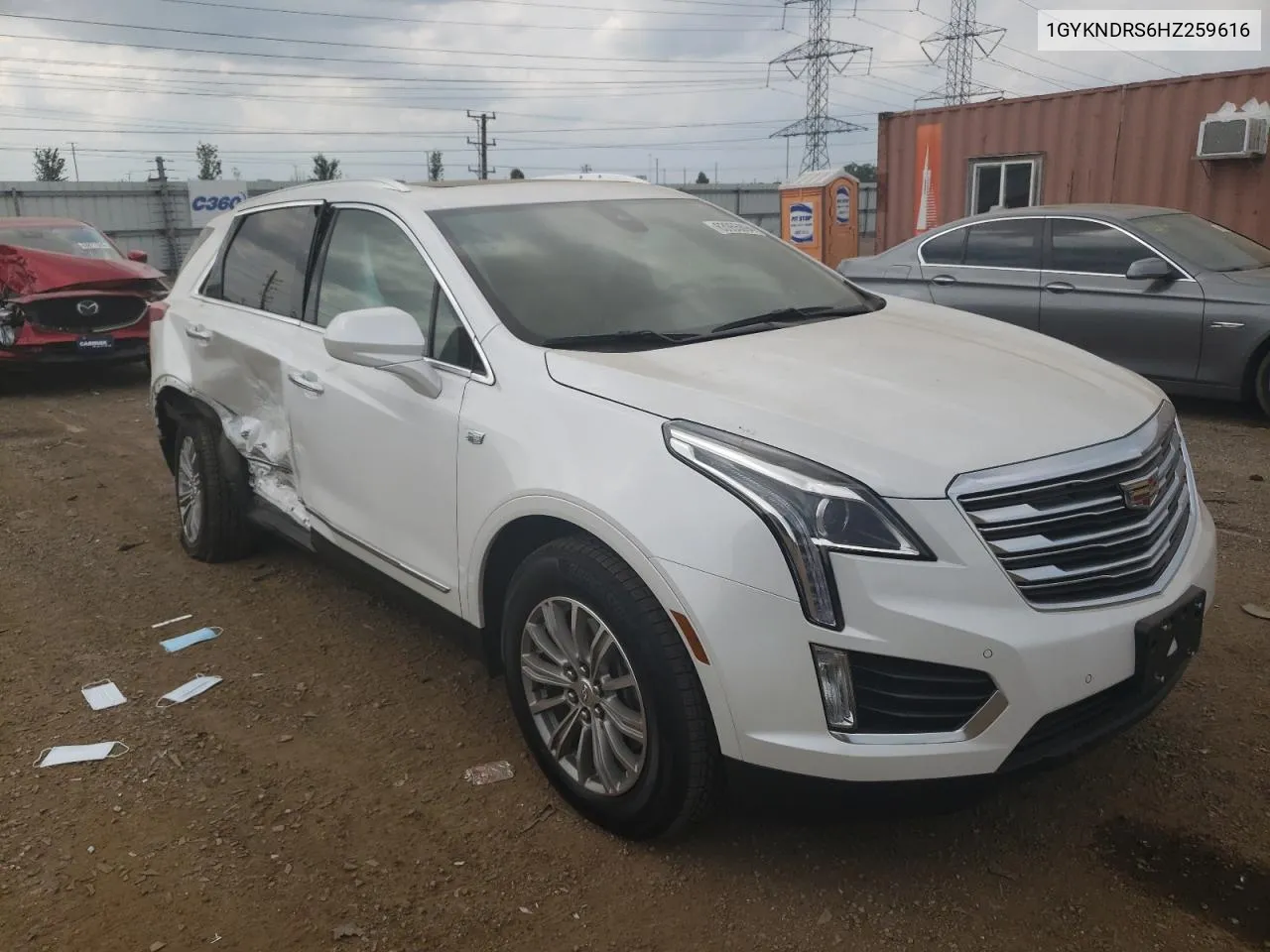 1GYKNDRS6HZ259616 2017 Cadillac Xt5 Luxury