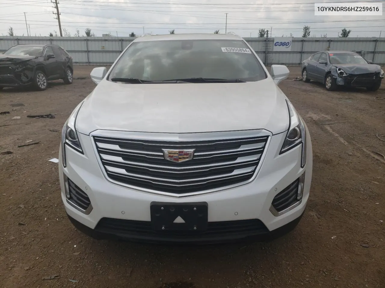 2017 Cadillac Xt5 Luxury VIN: 1GYKNDRS6HZ259616 Lot: 63955894