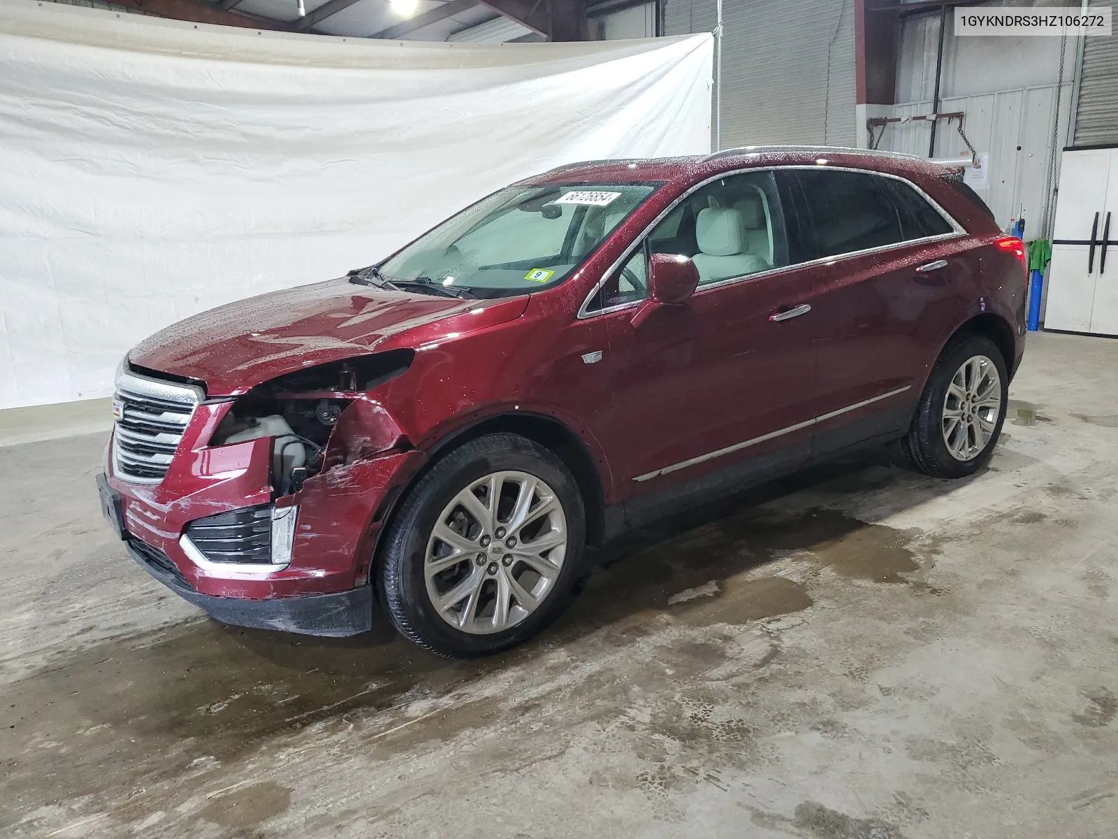 1GYKNDRS3HZ106272 2017 Cadillac Xt5 Luxury