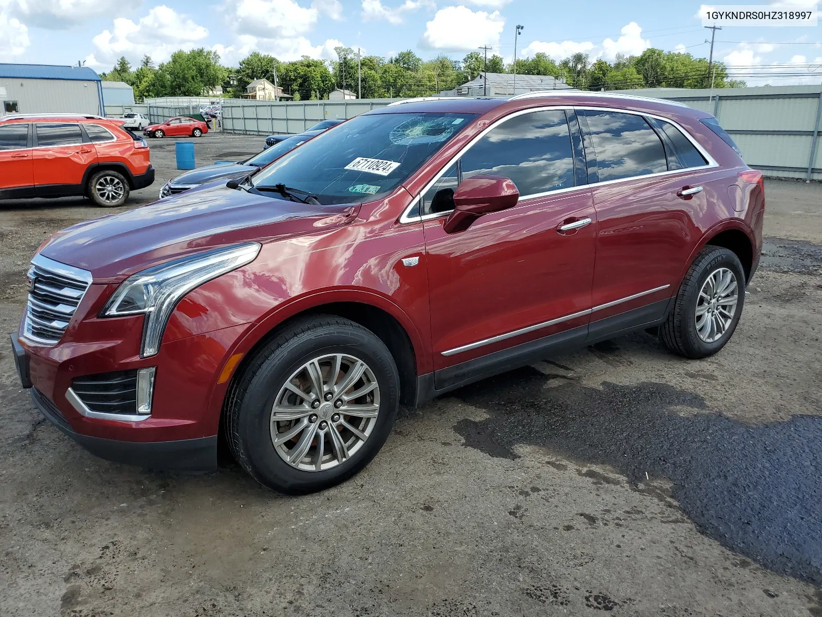 1GYKNDRS0HZ318997 2017 Cadillac Xt5 Luxury