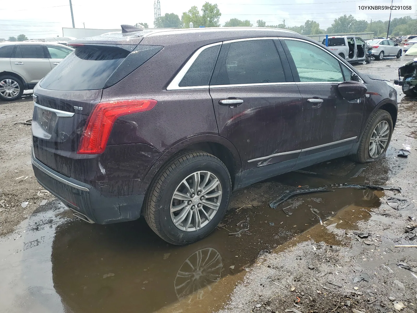 2017 Cadillac Xt5 Luxury VIN: 1GYKNBRS9HZ291058 Lot: 67581114