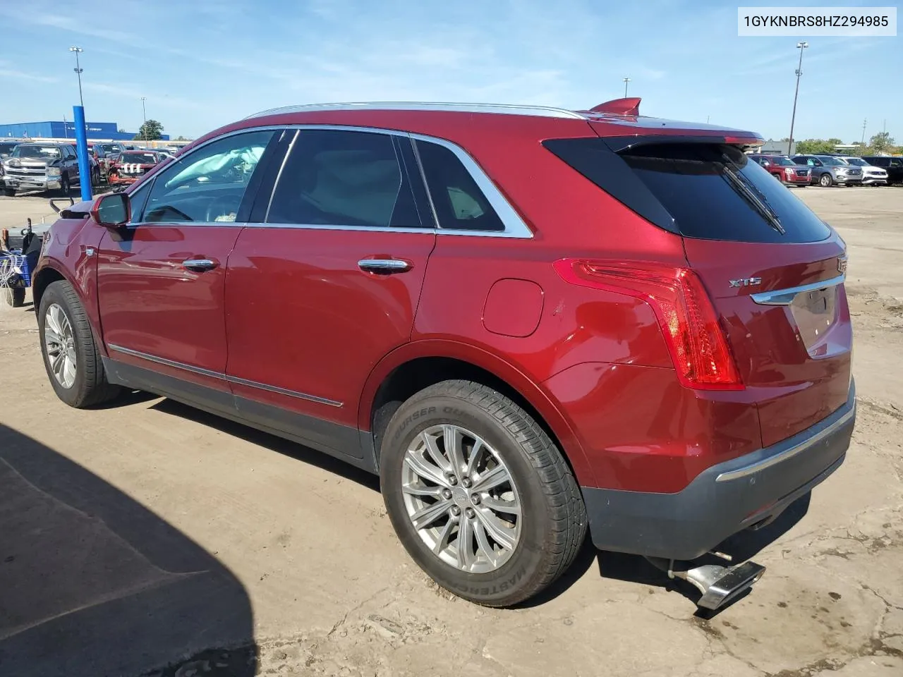 2017 Cadillac Xt5 Luxury VIN: 1GYKNBRS8HZ294985 Lot: 69781824