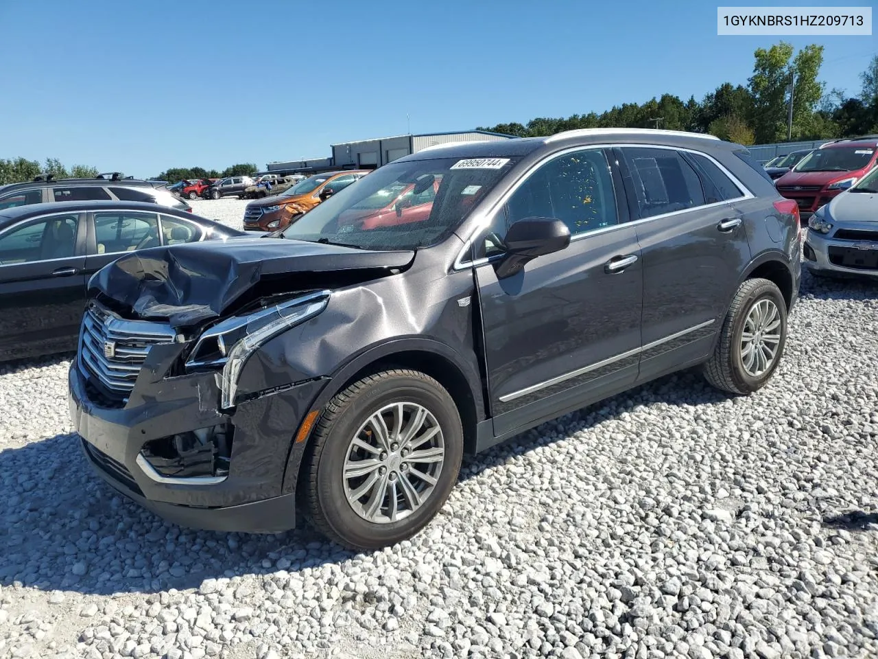 2017 Cadillac Xt5 Luxury VIN: 1GYKNBRS1HZ209713 Lot: 69950744