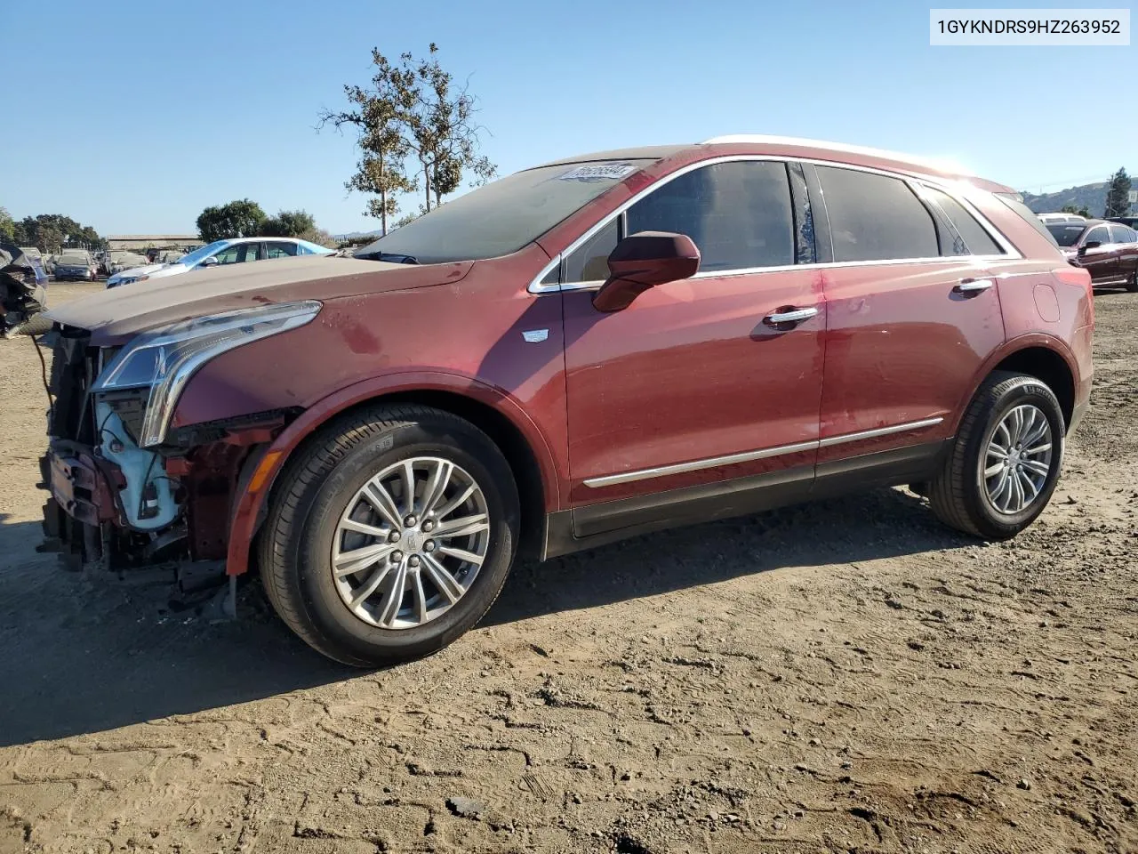 2017 Cadillac Xt5 Luxury VIN: 1GYKNDRS9HZ263952 Lot: 70526594