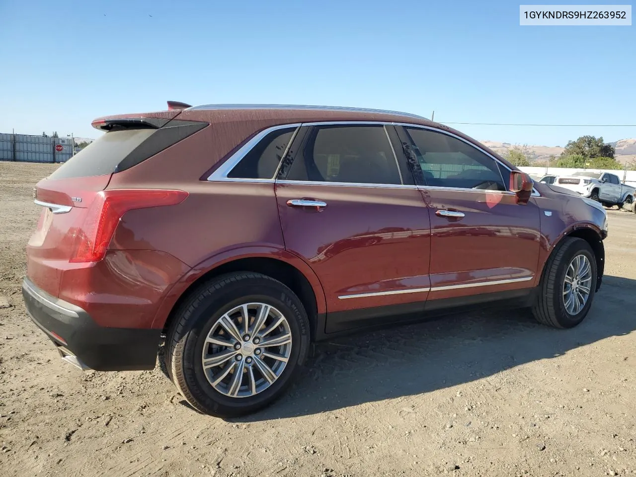 2017 Cadillac Xt5 Luxury VIN: 1GYKNDRS9HZ263952 Lot: 70526594