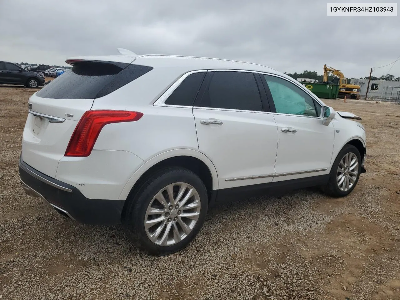 2017 Cadillac Xt5 Platinum VIN: 1GYKNFRS4HZ103943 Lot: 70837904