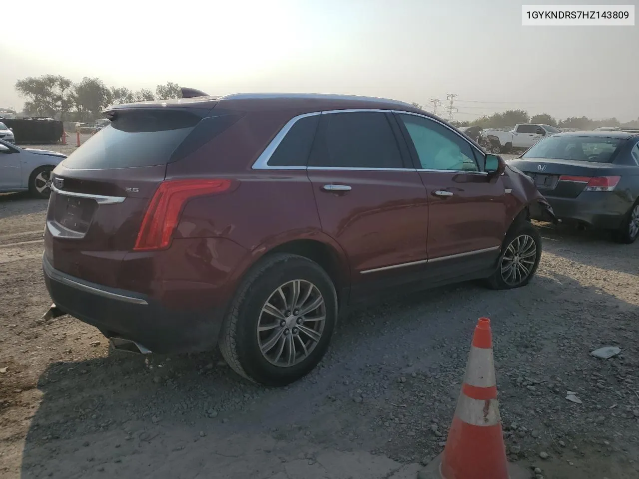 1GYKNDRS7HZ143809 2017 Cadillac Xt5 Luxury