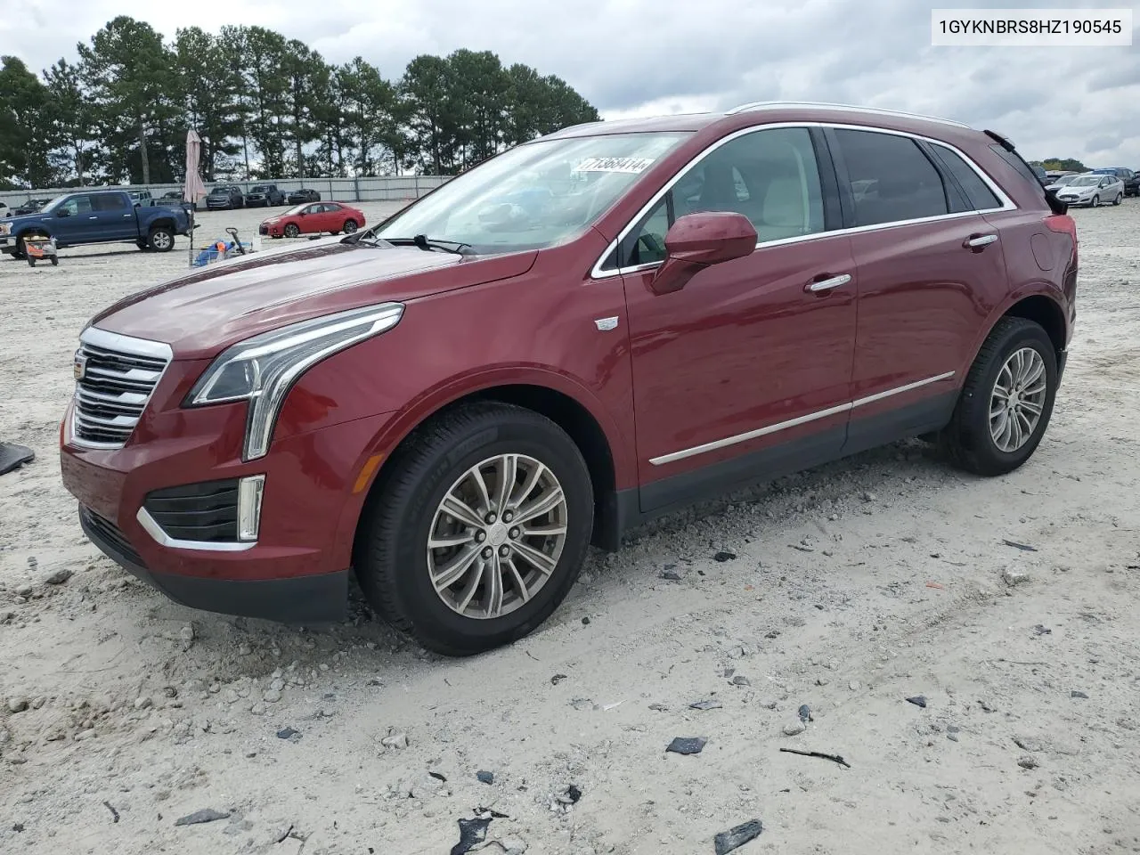 2017 Cadillac Xt5 Luxury VIN: 1GYKNBRS8HZ190545 Lot: 71368414