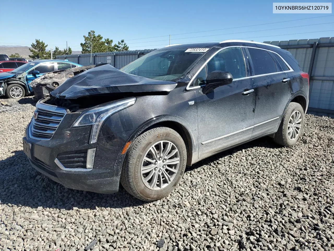 2017 Cadillac Xt5 Luxury VIN: 1GYKNBRS6HZ120719 Lot: 72832414