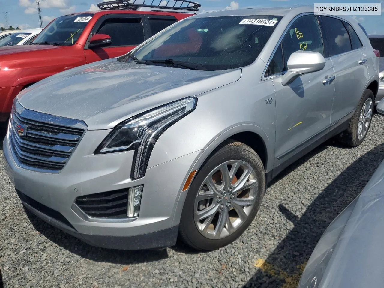 2017 Cadillac Xt5 Luxury VIN: 1GYKNBRS7HZ123385 Lot: 74318024