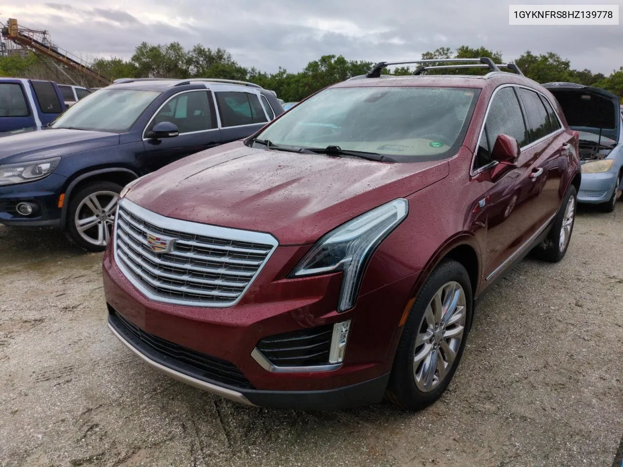 2017 Cadillac Xt5 Platinum VIN: 1GYKNFRS8HZ139778 Lot: 74422554