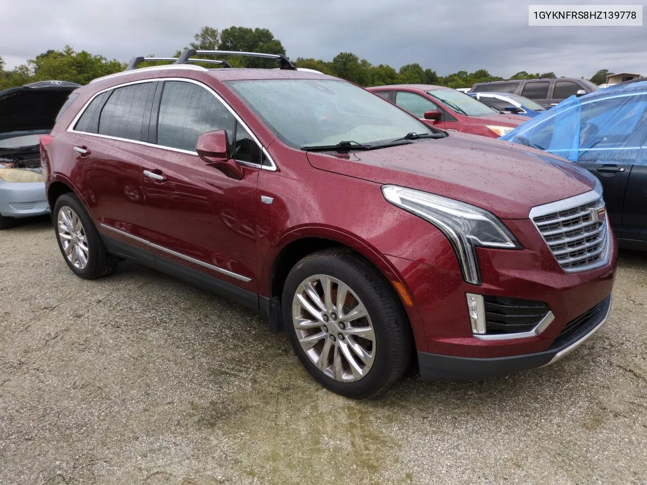 2017 Cadillac Xt5 Platinum VIN: 1GYKNFRS8HZ139778 Lot: 74422554