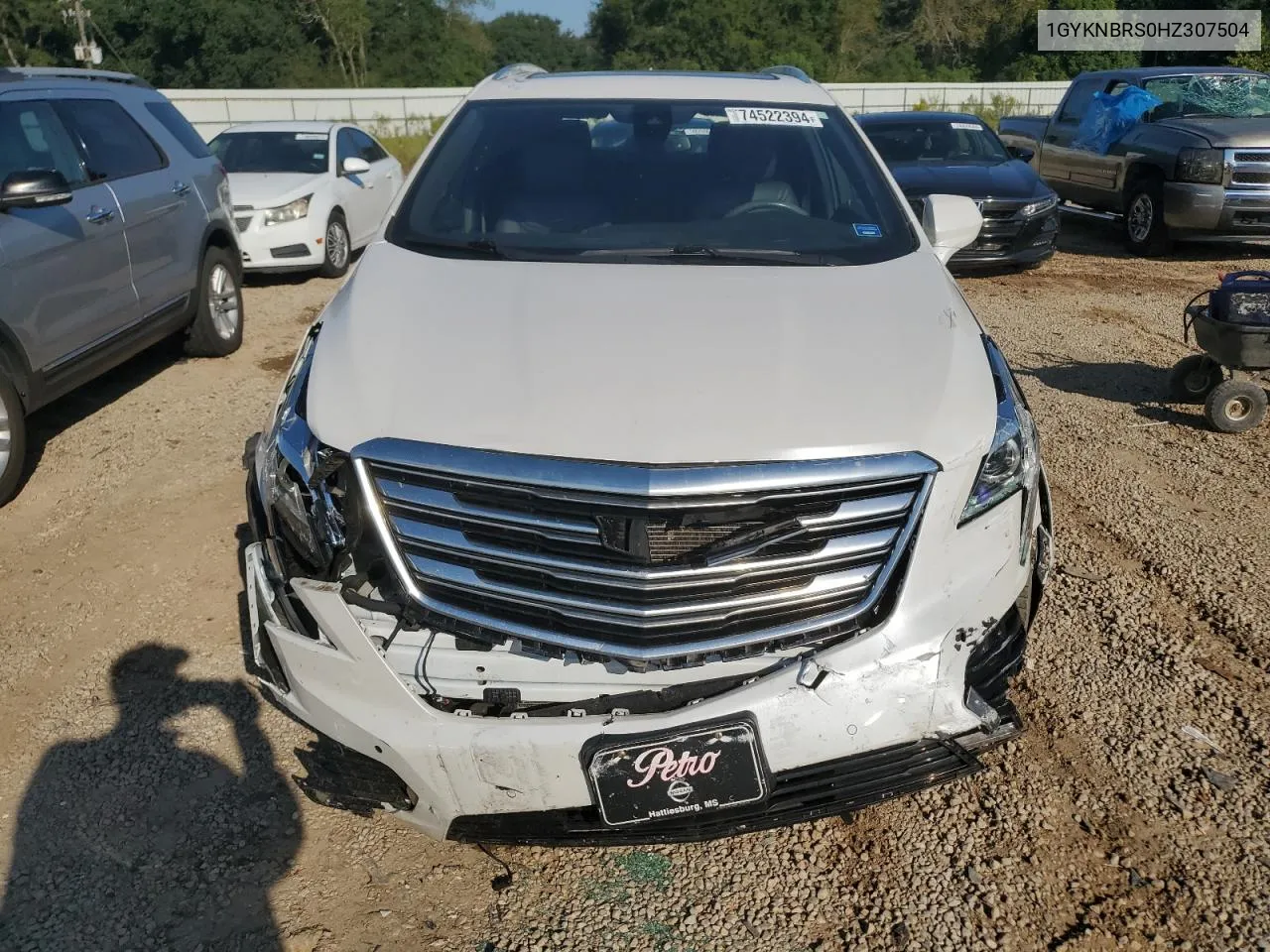 2017 Cadillac Xt5 Luxury VIN: 1GYKNBRS0HZ307504 Lot: 74522394