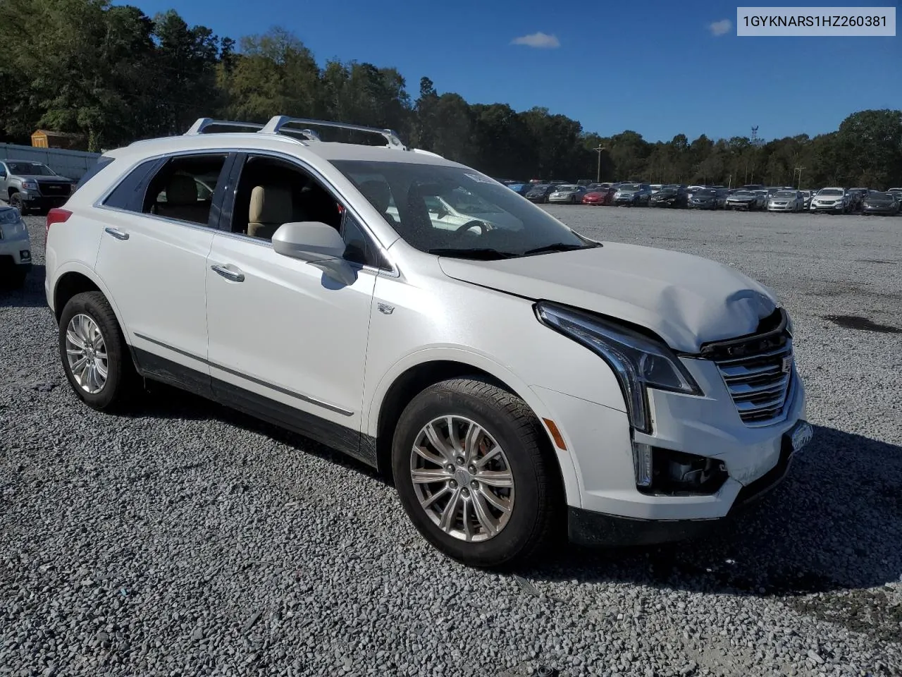 2017 Cadillac Xt5 VIN: 1GYKNARS1HZ260381 Lot: 76452204