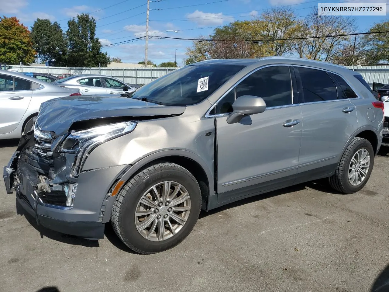 2017 Cadillac Xt5 Luxury VIN: 1GYKNBRS7HZ272296 Lot: 76549294