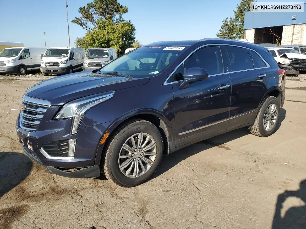 2017 Cadillac Xt5 Luxury VIN: 1GYKNDRS9HZ273493 Lot: 77030954