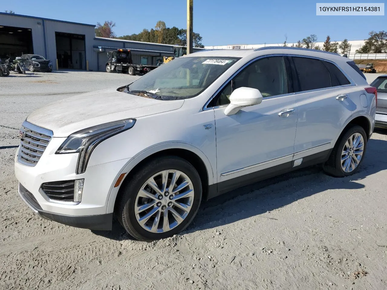 2017 Cadillac Xt5 Platinum VIN: 1GYKNFRS1HZ154381 Lot: 77178464