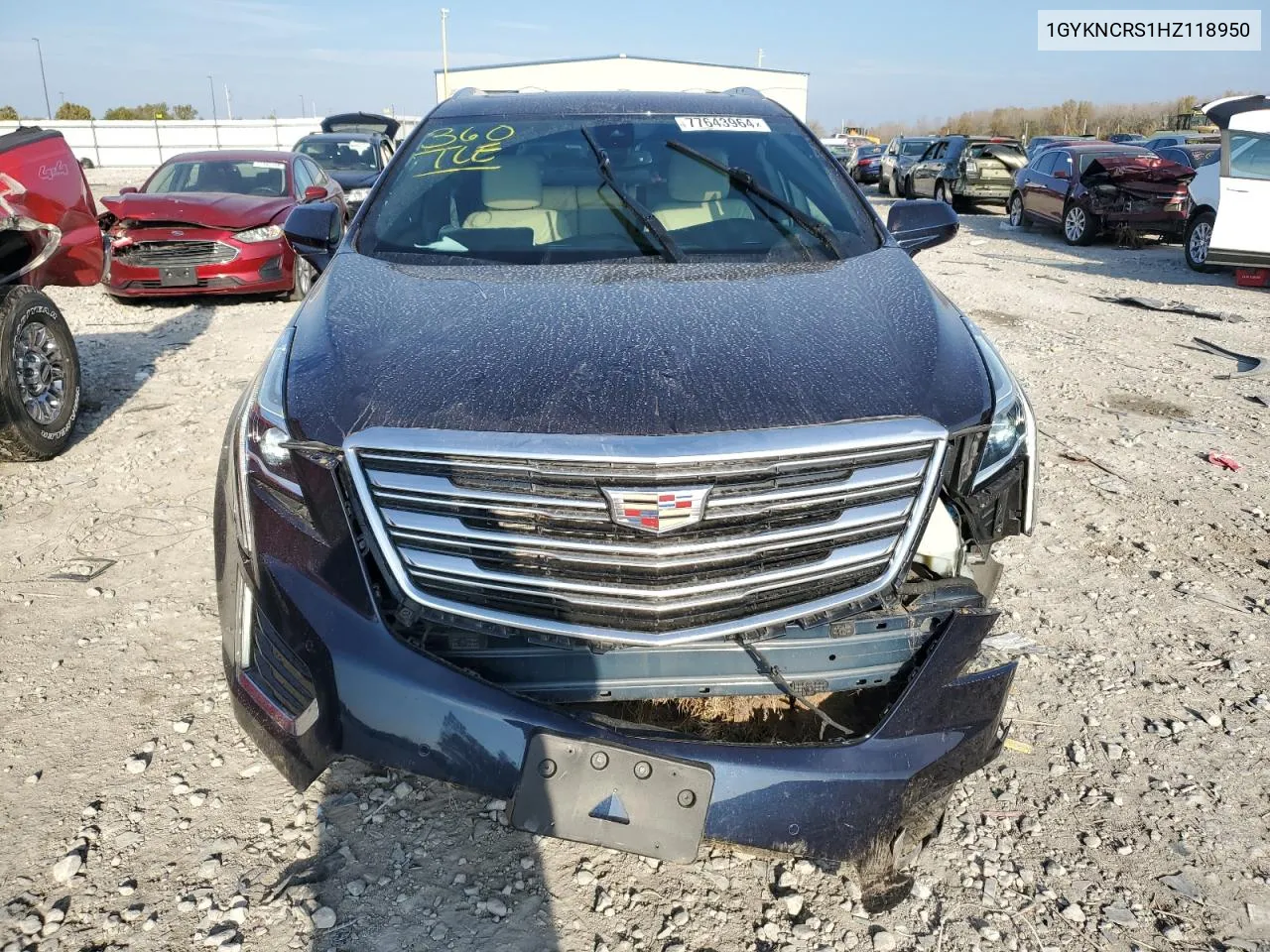 2017 Cadillac Xt5 Premium Luxury VIN: 1GYKNCRS1HZ118950 Lot: 77643964