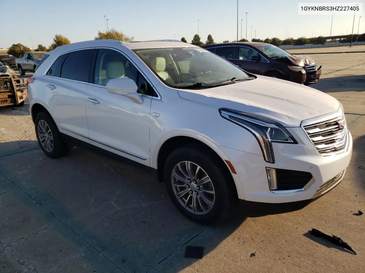 2017 Cadillac Xt5 Luxury VIN: 1GYKNBRS3HZ227405 Lot: 77936884