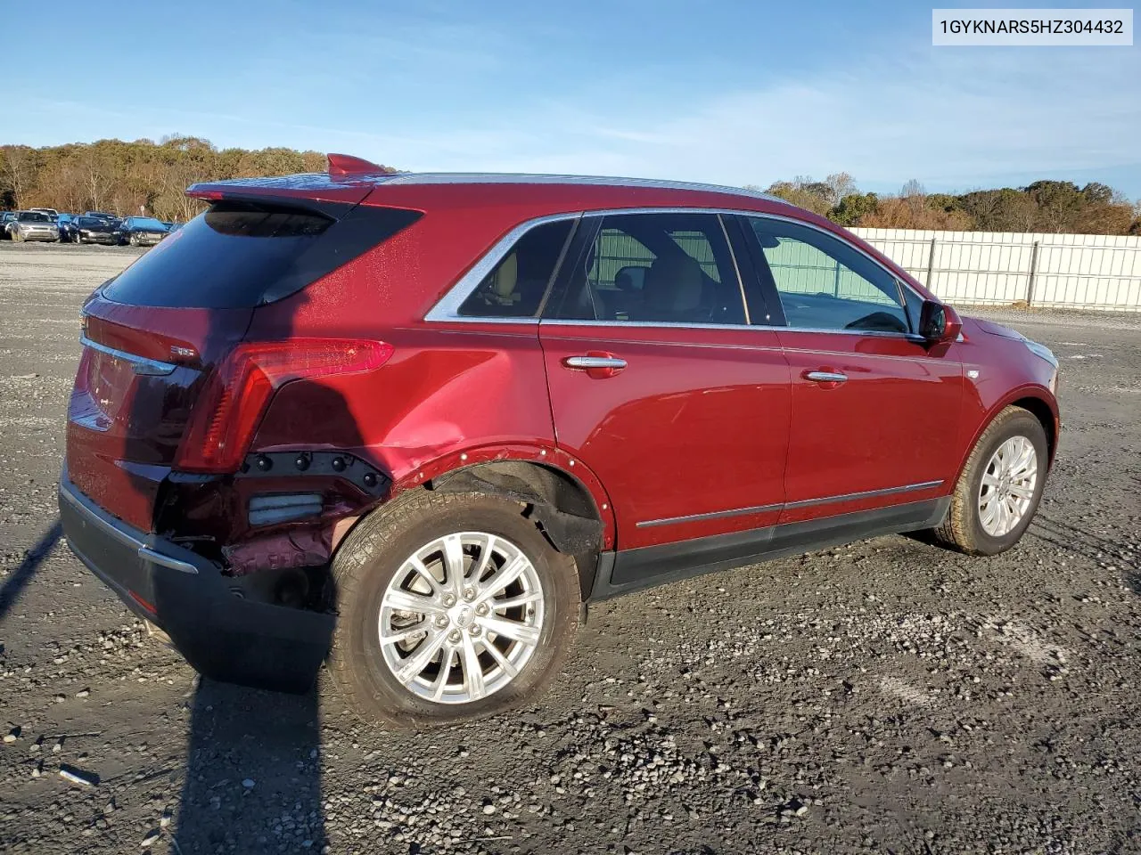 2017 Cadillac Xt5 VIN: 1GYKNARS5HZ304432 Lot: 79033914