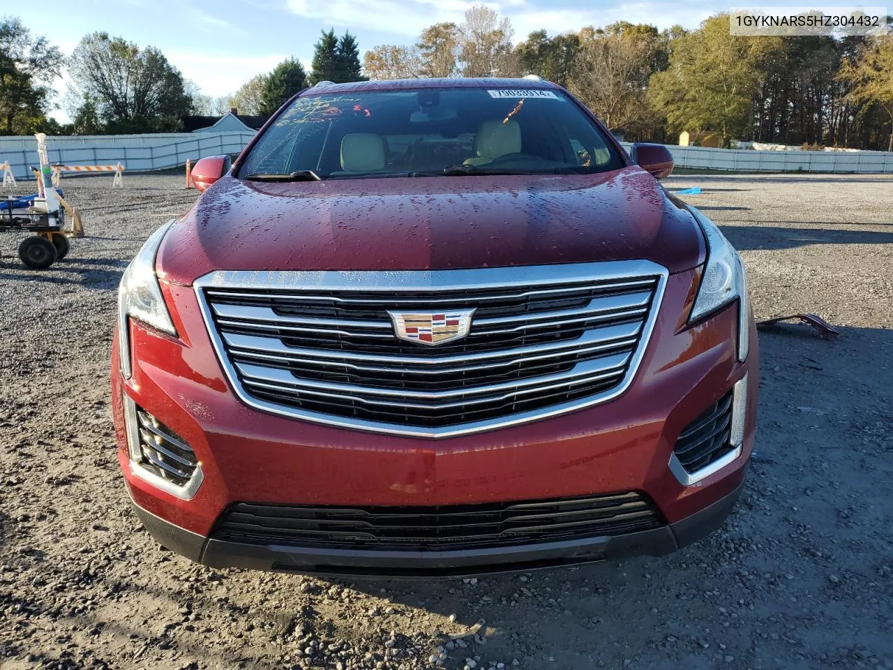 2017 Cadillac Xt5 VIN: 1GYKNARS5HZ304432 Lot: 79033914