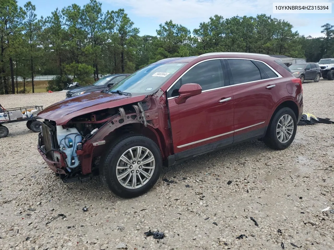 2017 Cadillac Xt5 Luxury VIN: 1GYKNBRS4HZ315394 Lot: 79402664