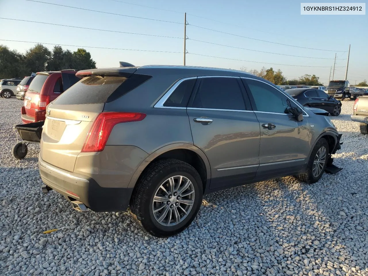 2017 Cadillac Xt5 Luxury VIN: 1GYKNBRS1HZ324912 Lot: 79703554