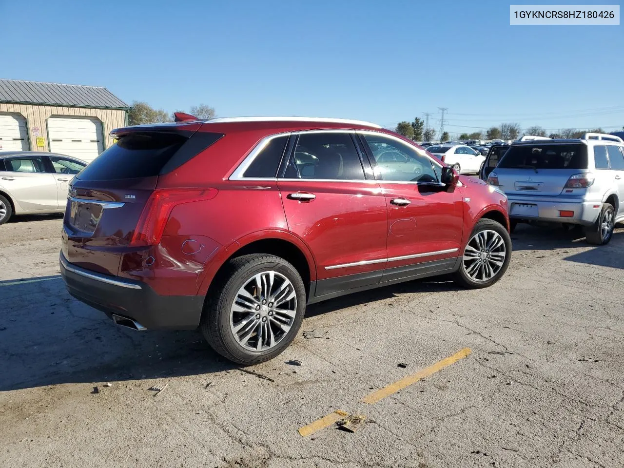 2017 Cadillac Xt5 Premium Luxury VIN: 1GYKNCRS8HZ180426 Lot: 80342884