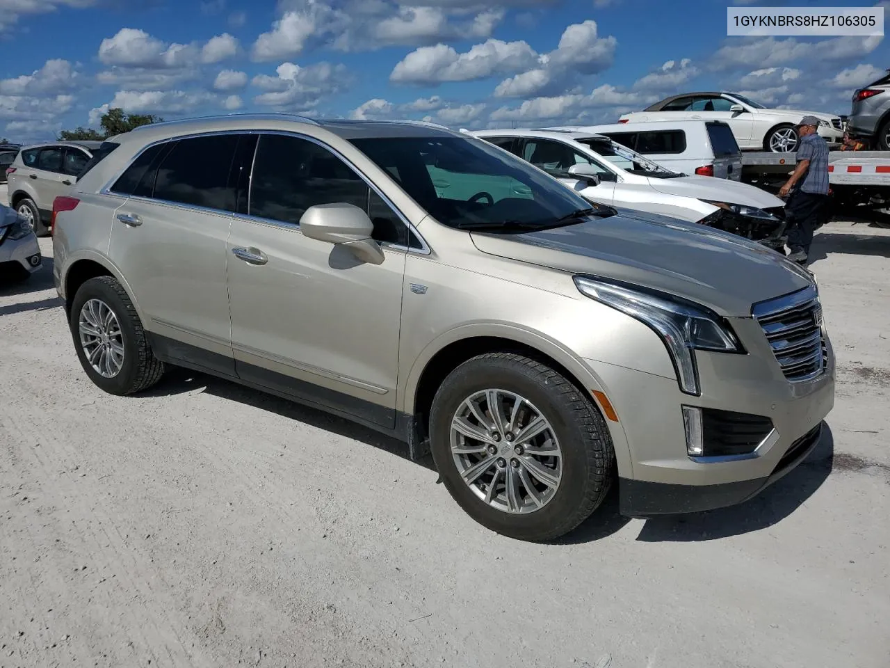 2017 Cadillac Xt5 Luxury VIN: 1GYKNBRS8HZ106305 Lot: 80507844