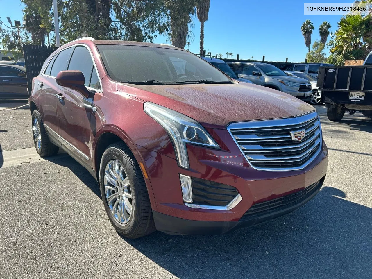 2017 Cadillac Xt5 Luxury VIN: 1GYKNBRS9HZ318436 Lot: 80924494