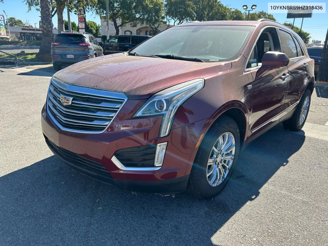 2017 Cadillac Xt5 Luxury VIN: 1GYKNBRS9HZ318436 Lot: 80924494