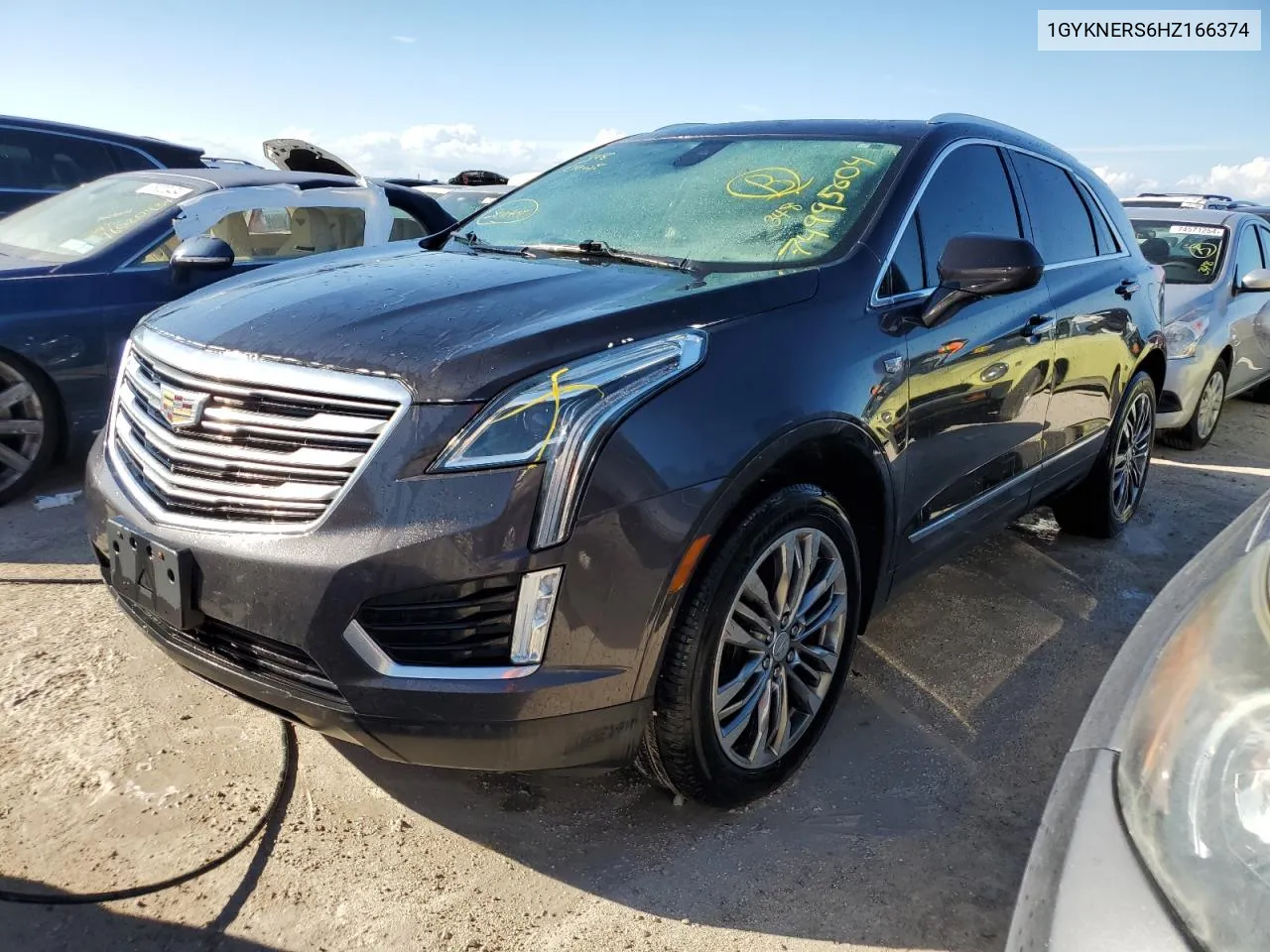 2017 Cadillac Xt5 Premiu VIN: 1GYKNERS6HZ166374 Lot: 81005684