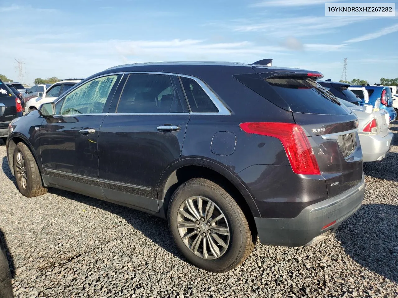 2017 Cadillac Xt5 Luxury VIN: 1GYKNDRSXHZ267282 Lot: 82061694